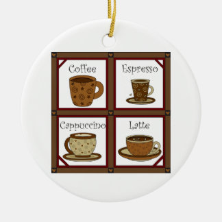 Coffee Lover Ceramic Tree Decoration
