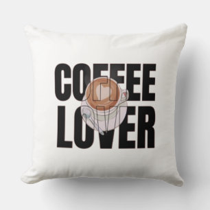 Coffee Lover – Coffee Addict Morning Caffeine Desi Cushion