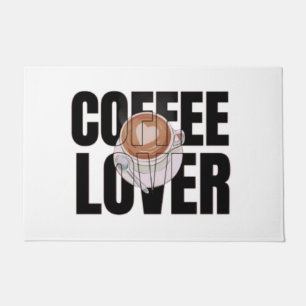 Coffee Lover – Coffee Addict Morning Caffeine Desi Doormat