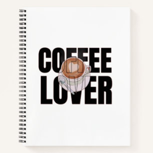 Coffee Lover – Coffee Addict Morning Caffeine Desi Notebook
