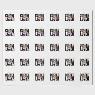 Coffee Lover – Coffee Addict Morning Caffeine Desi Wrapping Paper