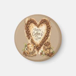 Coffee lover Cosy Vintage Magnet