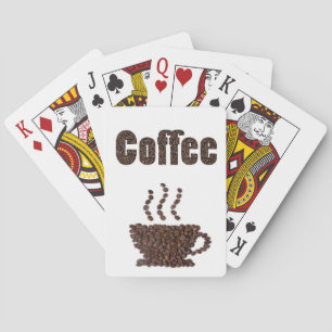 Coffee Lover Cup Coffee Art Playing Cards