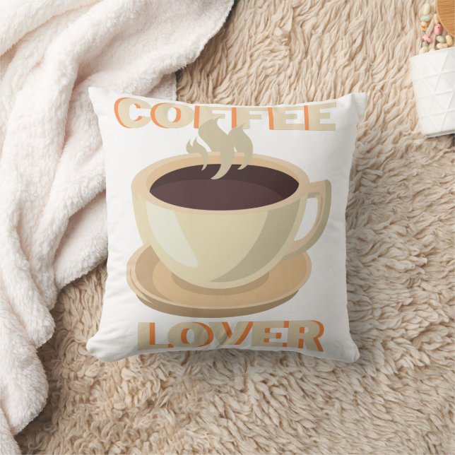 Coffee Lover – Cute & Cosy for Caffeine Fans Cushion (Blanket)