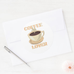 Coffee Lover – Cute & Cozy for Caffeine Fans Classic Round Sticker