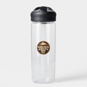Coffee Lover Daily Ritual Sticker Water Bottle