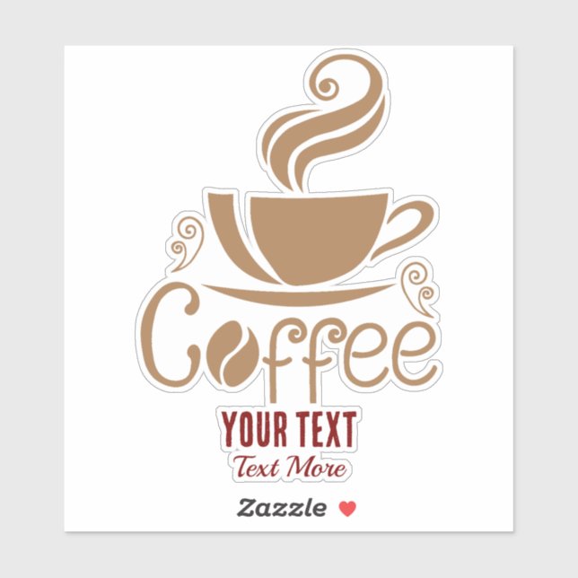 Coffee Lover Design – Minimal Coffee Cup Graphic (Sheet)