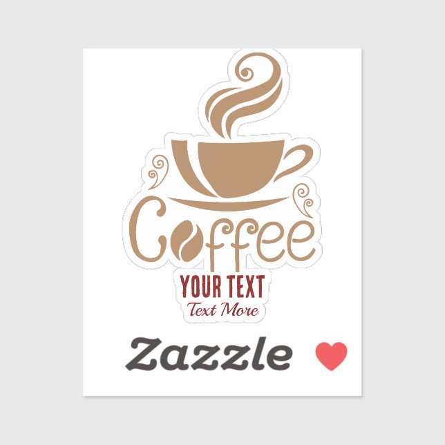Coffee Lover Design – Minimal Coffee Cup Graphic (Sheet)