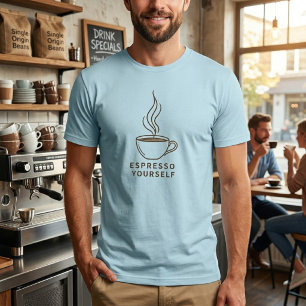 Coffee Lover Espresso Cup Graphic Shirt