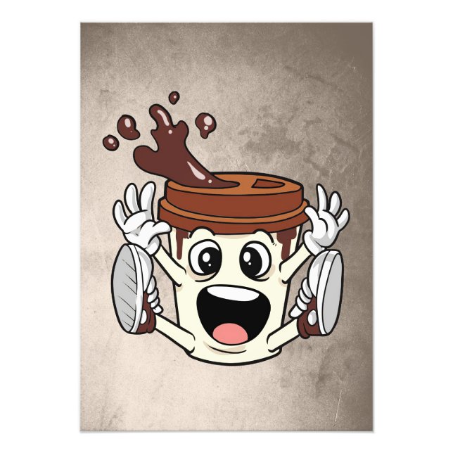 Coffee Lover Funny Coffee Cup Photo Print (Front)