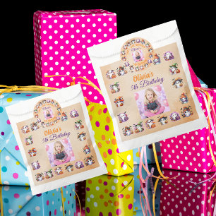 Coffee Lover Ghost Party Sticker for Kids Birthday