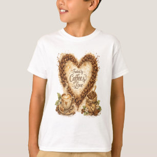 Coffee Lover Heart Fuelled by Coffee & Love T-Shirt