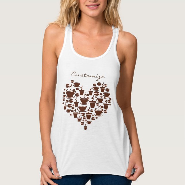 Coffee Lover Heart Thunder_Cove Singlet (Front)