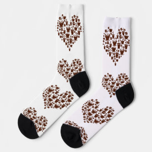 Coffee Lover Heart Thunder_Cove Socks