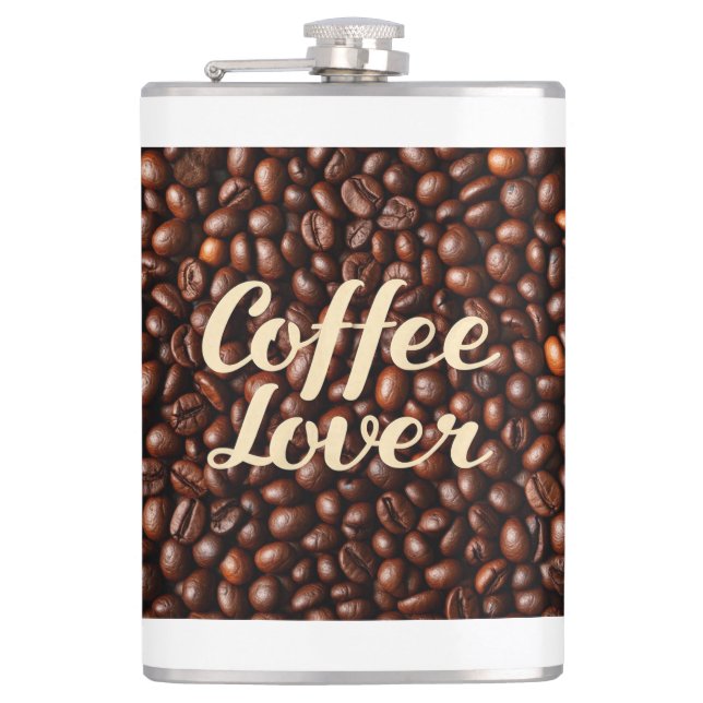 Coffee Lover  Hip Flask (Front)