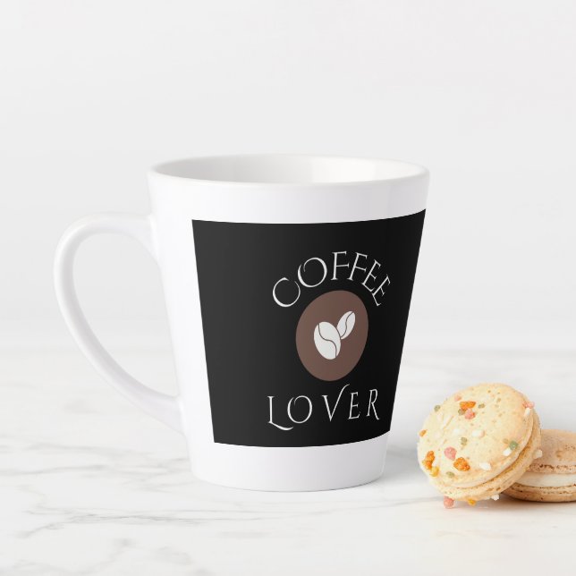 Coffee Lover, Home, Office & Gift Giving Latte Mug (In Situ)