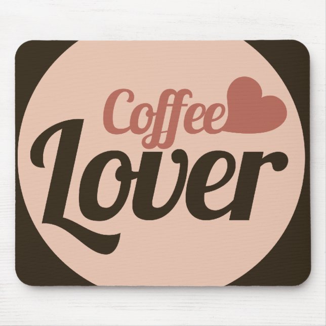 Coffee Lover Mouse Pad (Front)