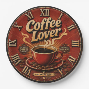 Coffee Lover  Paper Plate