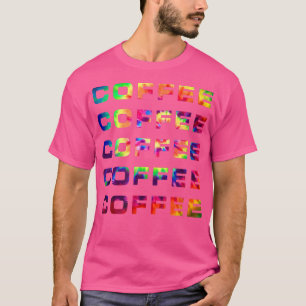 Coffee Lover Pop Culture Tie Dye Graphic Fun Mens T-Shirt
