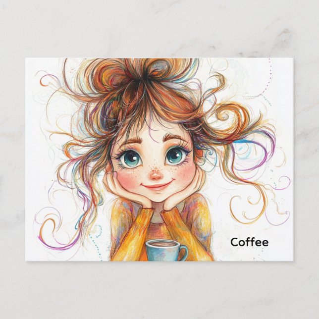 Coffee Lover  Postcard (Front)