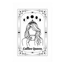 Coffee Lover Tarot Card Zodiac Astrology Yoga Gift