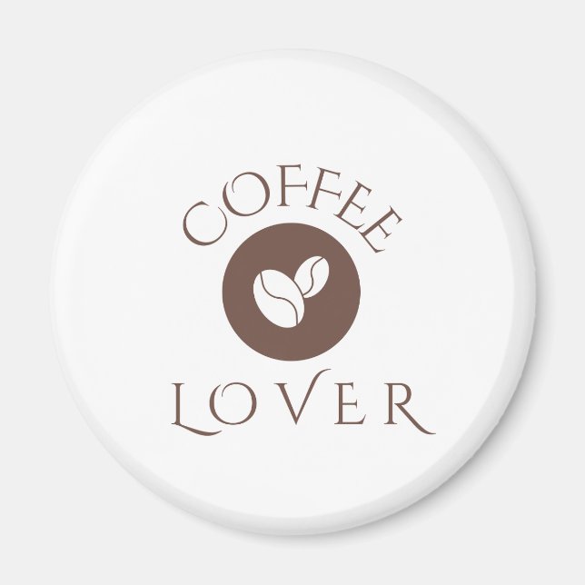 Coffee Lover Throw Pillow – Cozy Home Décor Gift Magnet (Front)