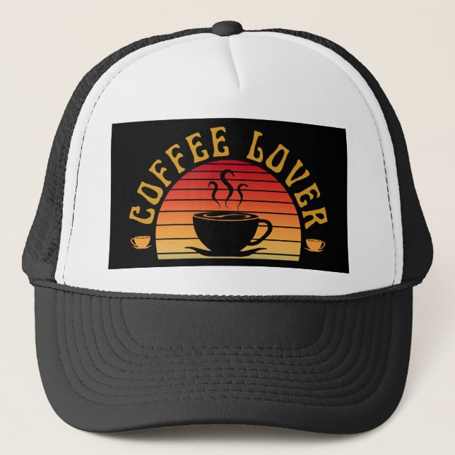 COFFEE LOVER TRUCKER HAT (Front)