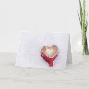 Coffee Lover Valentine's Day Holiday Card