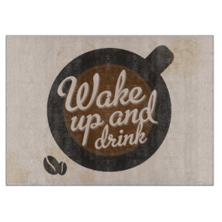 Coffee Lover Wake Up And Drink Coffee Cutting Board