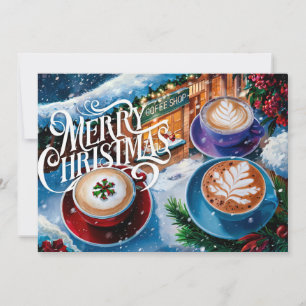 Coffee Lovers Christmas Card #6