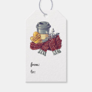 Coffee Lover's Christmas Cheer Gift Tags