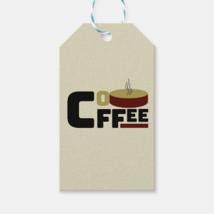 "Coffee Lover's Club"T-Shirt Gift Tags