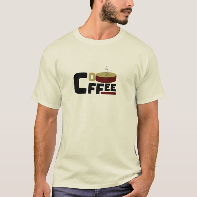 "Coffee Lover's Club"T-Shirt T-Shirt (Front)