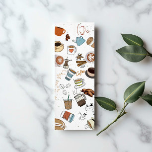 Coffee Lover's Delight Bookmark Calling Card