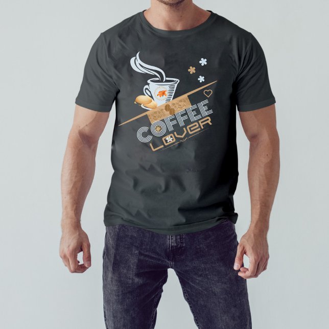Coffee Lover's Design T-Shirt (Creator Uploaded)