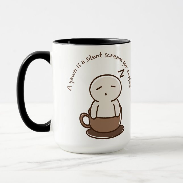Coffee Lovers Expressive Mug (Left)