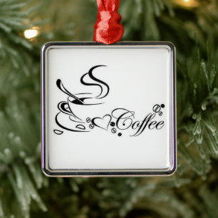 ***COFFEE LOVER'S*** FUN ANYTIME ORNAMENT