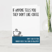 Coffee Lover's Standard Teal Birthday
