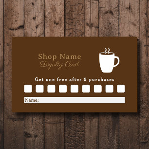 Coffee Loyalty Card