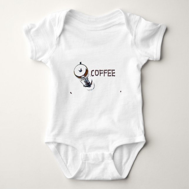 Coffee Magic Baby Bodysuit (Front)