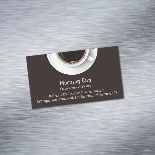 Coffee Magnetic Business Card (In Situ)