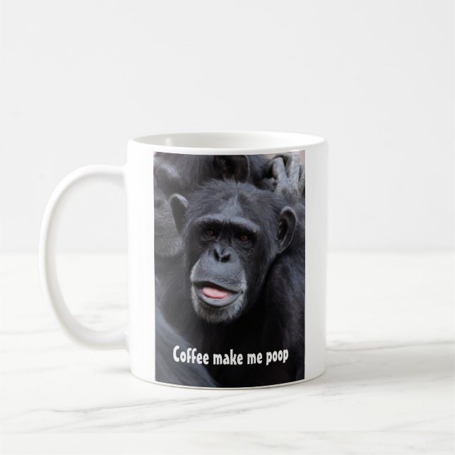 Coffee Make Me Poop Mug (Left)