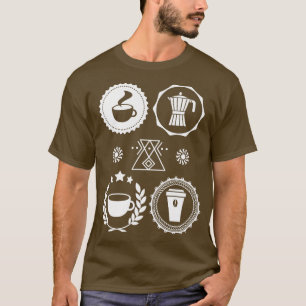 Coffee Maker Barista Coffee Elements Foodie Coffee T-Shirt