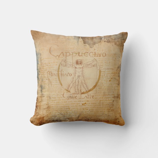 Coffee Man Cushion (Front)