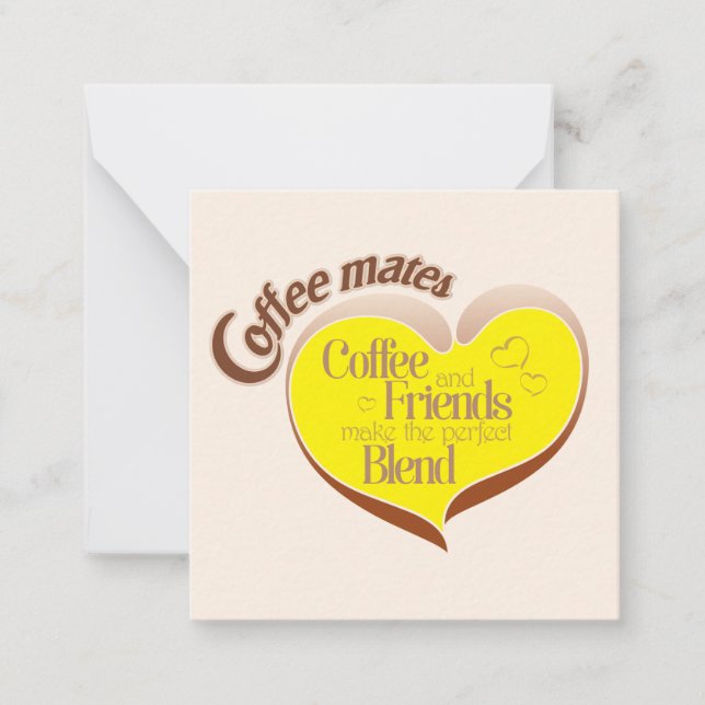Coffee mates card (Front)