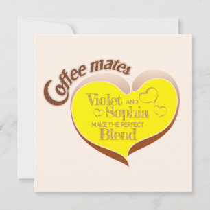 Coffee mates card