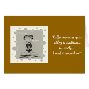 Coffee/Meditation+Yoga Humour