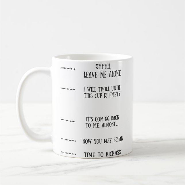 Coffee Metre Mug (Left)