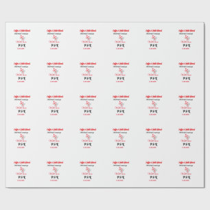 Coffee & milk blend love couple coffee red heart n wrapping paper