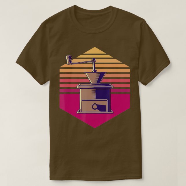Coffee Mill Vintage T-Shirt (Design Front)